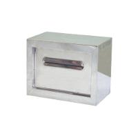 Caixa Correio Carta Condomínio Detras Inox Chave 15x30x18cm - 1