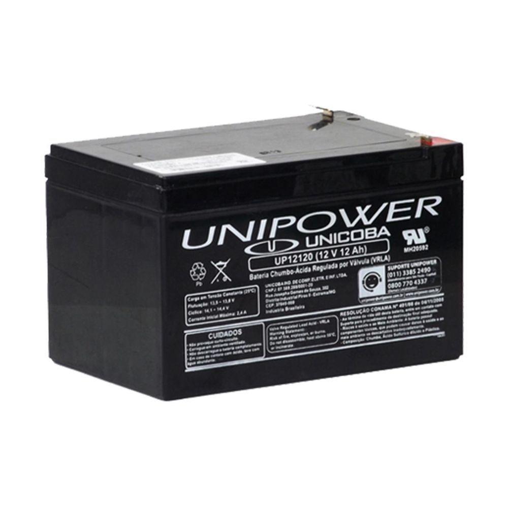 Bateria Unipower Up12120 12v 12ah F250 Nao Automotiva - 1