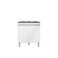 Balcão Cooktop Andreia Branco 4 Ou 5 Bocas - Ajl Móveis Cor Branco - 1