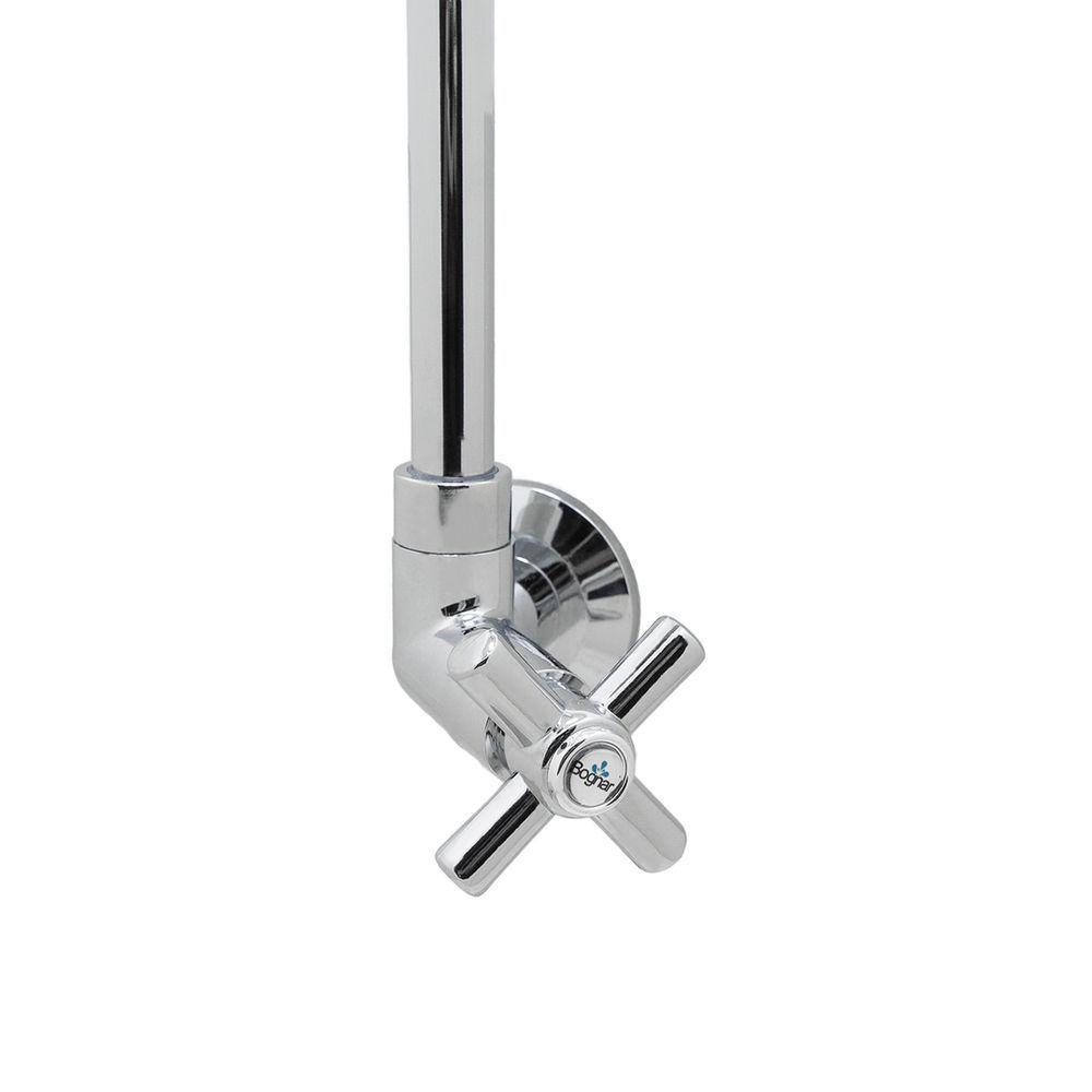 Torneira Gourmet Cozinha Parede Cromado 2 Jatos Luxo 1/4v - 4