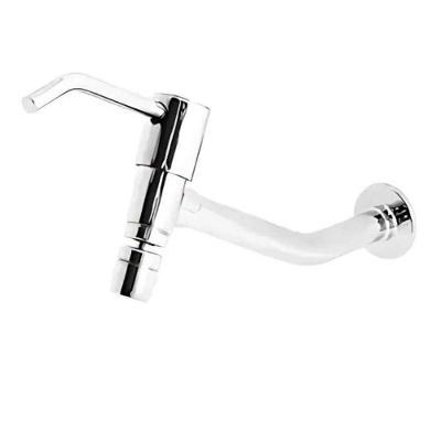 Torneira De Parede Para Clinica C/ Arejador Articulado - Bica Fixa - Longa - 1/4