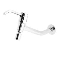 Torneira De Parede Para Clinica C/ Arejador Articulado - Bica Fixa - Longa - 1/4 - 1