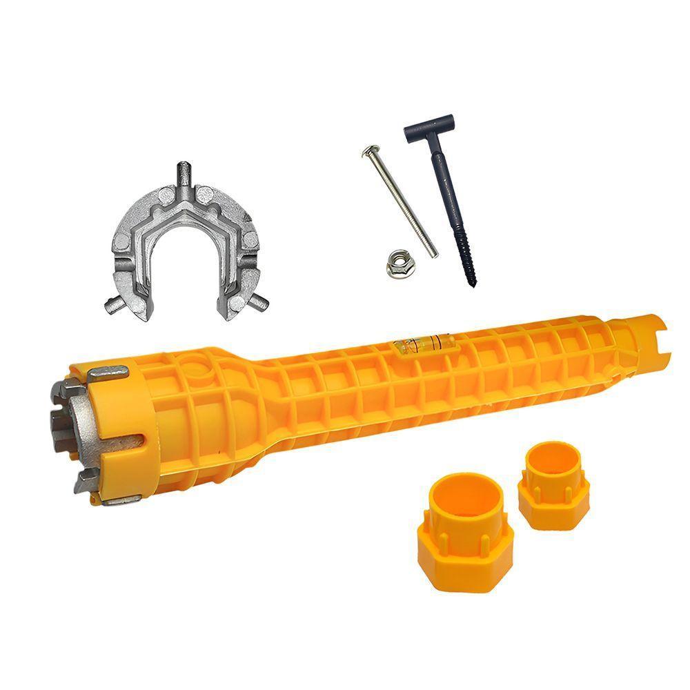 Kit 8 Em 1 Chave Hidraulica Para Pia Bom-3205 Para Reparos E Instalações De Torneiras E Encamento - 1