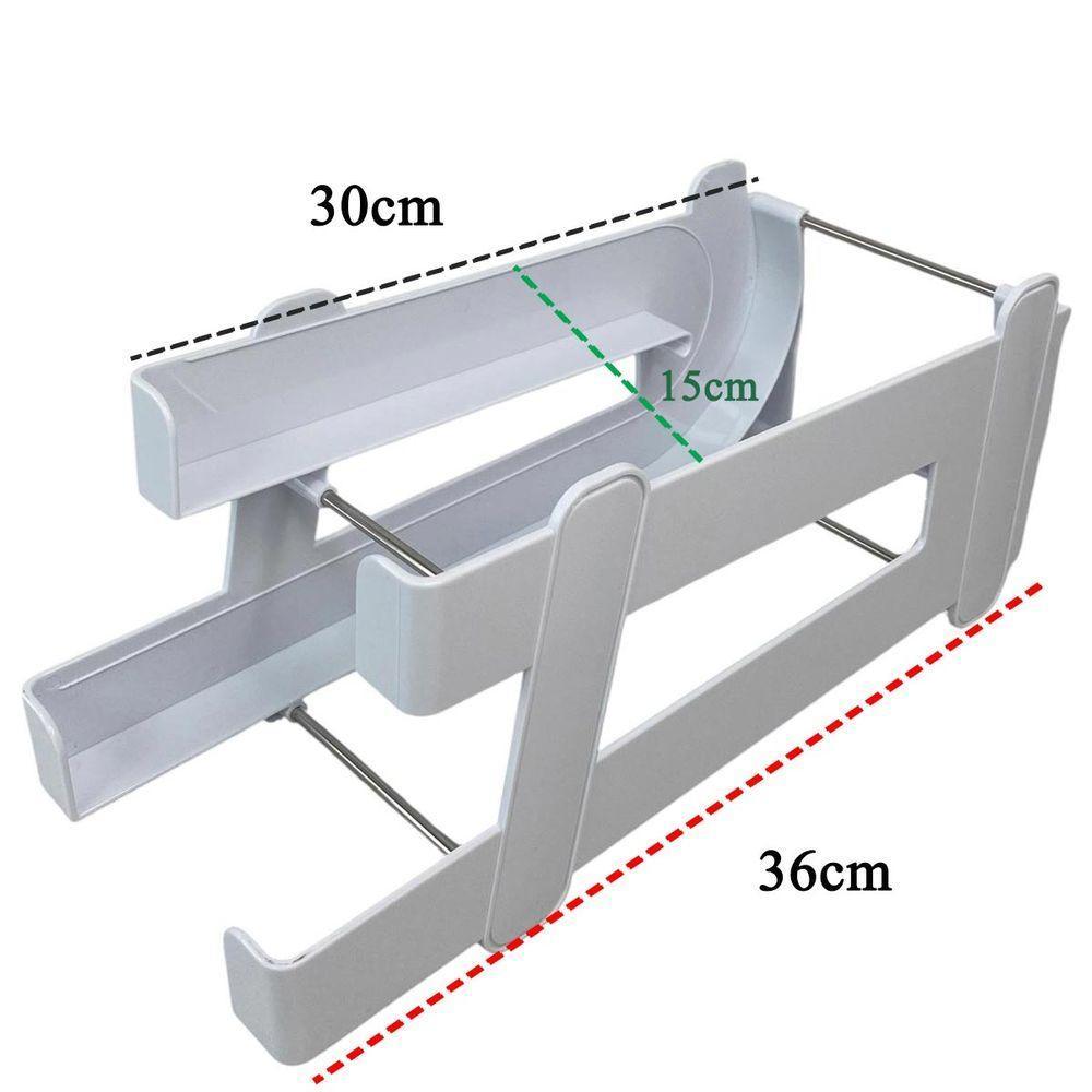Organizador De Geladeira Lata Bebida Suco Refrigerante Despensa Armazenamento Prateleira Resistente Multiuso - 6