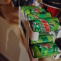 Organizador De Geladeira Lata Bebida Suco Refrigerante Despensa Armazenamento Prateleira Resistente Multiuso - 3