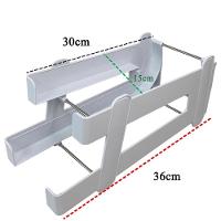 Organizador De Geladeira Lata Bebida Suco Refrigerante Despensa Armazenamento Prateleira Resistente Multiuso - 6