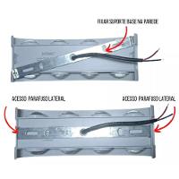 Arandela Luminaria 8w Parede Iluminaçao 8 Fachos Led Decoraçao Casa Rua Garagem Predio Quintal Jardim Varanda Segurança - 9