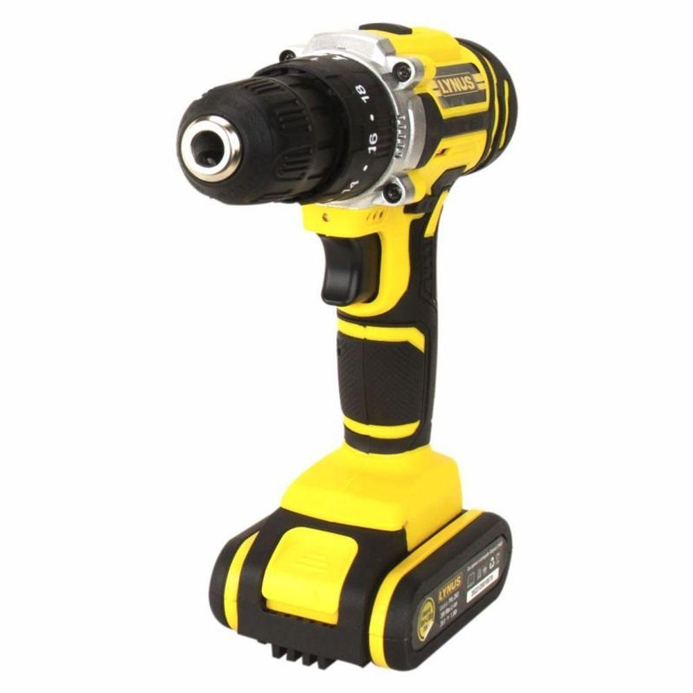 Parafusadeira E Furadeira Com Impacto Com Maleta Lynus 20V Bivolt PFL-20CI 127/220 - 5