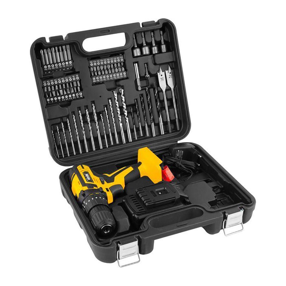 Parafusadeira Furadeira Bateria Vonder Brocas Pfv074 12v Bivolt - 1