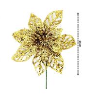 Jogo 4 Flores Pick Vazado Bico De Papagaio Natal 14cm - 2