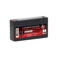 Bateria Estacionaria Unipower Up613 6v 1.3 Nao Automotiva - 1