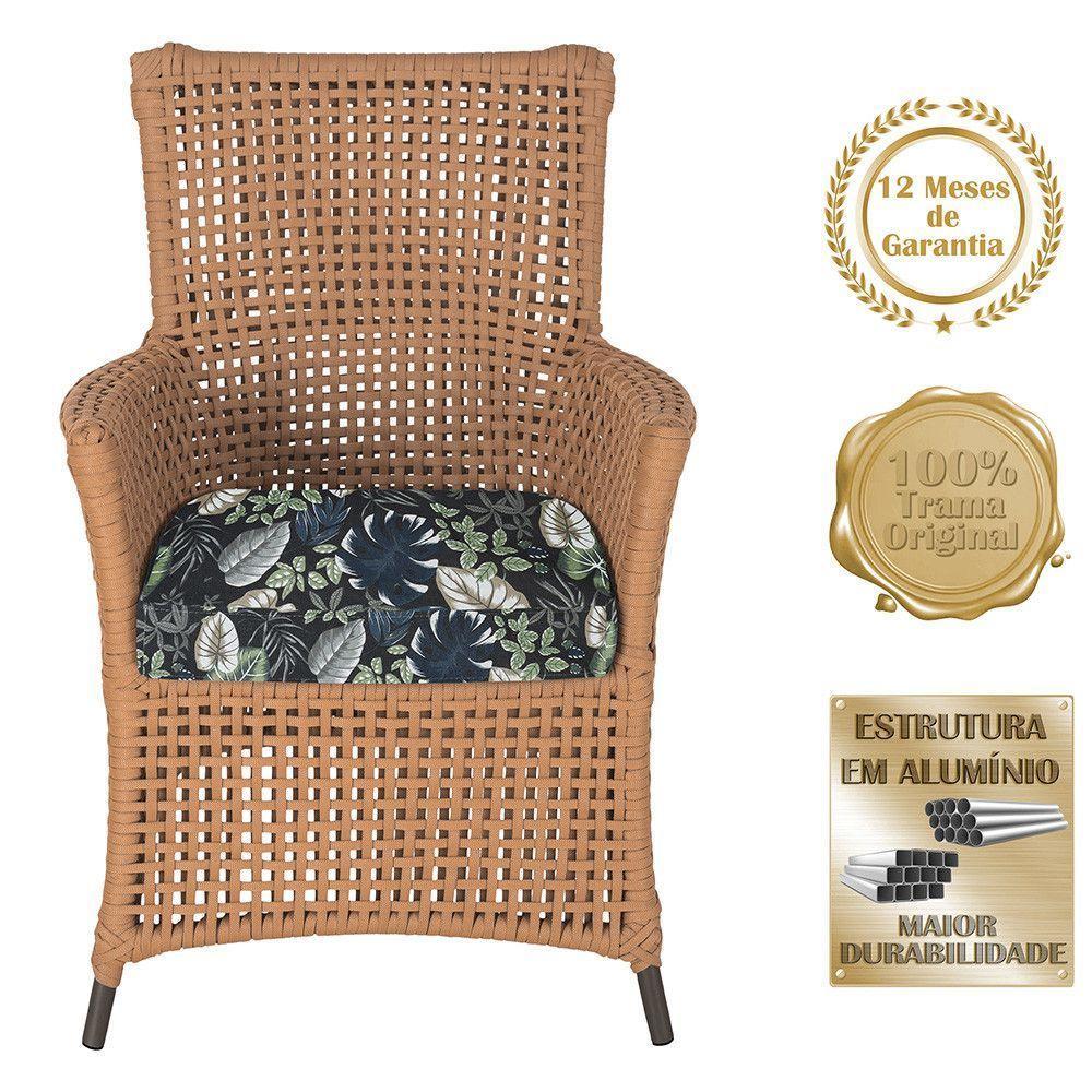 Poltronas Igapó Alumínio Pintura Marrom Corda Náutica E1 Terra Cota - 5