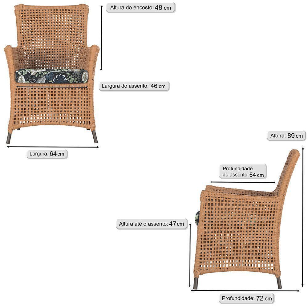 Poltronas Igapó Alumínio Pintura Marrom Corda Náutica E1 Terra Cota - 6