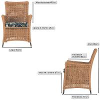 Poltronas Igapó Alumínio Pintura Marrom Corda Náutica E1 Terra Cota - 6