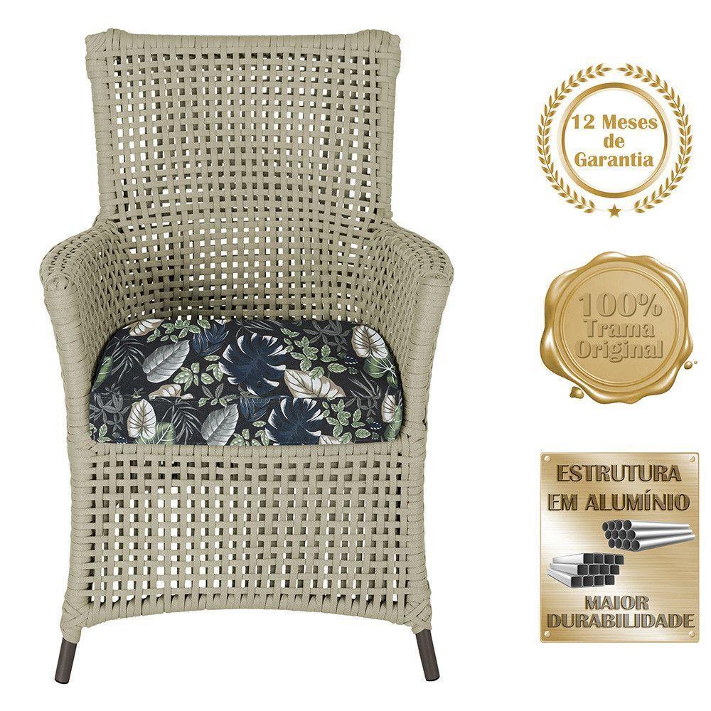 Poltronas Igapó Alumínio Pintura Marrom Corda Náutica E1 Rami - 5