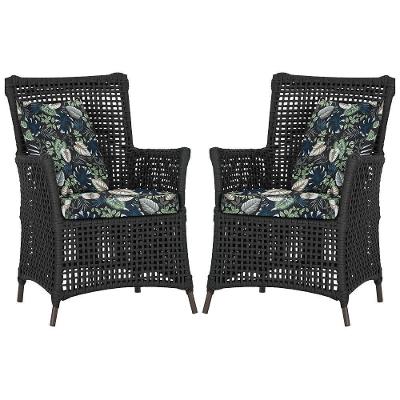 Poltronas Igapó Alumínio Pintura Marrom Corda Náutica E1 Preto