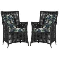 Poltronas Igapó Alumínio Pintura Marrom Corda Náutica E1 Preto - 1