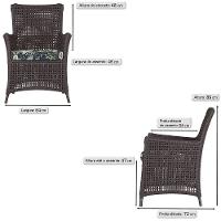 Poltronas Igapó Alumínio Pintura Marrom Corda Náutica E1 Marrom - 6