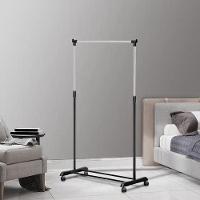 Guarda Roupas Arara Telecospica Cabideiro Ajustavel Sapateira Inox Rodinhas - 2