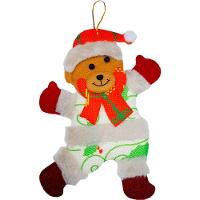 Kit 16 Pendente árvore Natal Noel Rena Urso Boneco Neve 19cm - 5