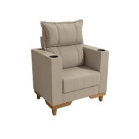 Poltrona Reclinável Kappesberg Florenza Suede Bege - 2