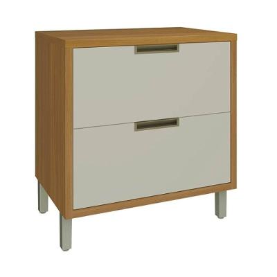 Balcão De Cozinha 1 Porta 1 Gaveta Imperatriz Freijó E Off White