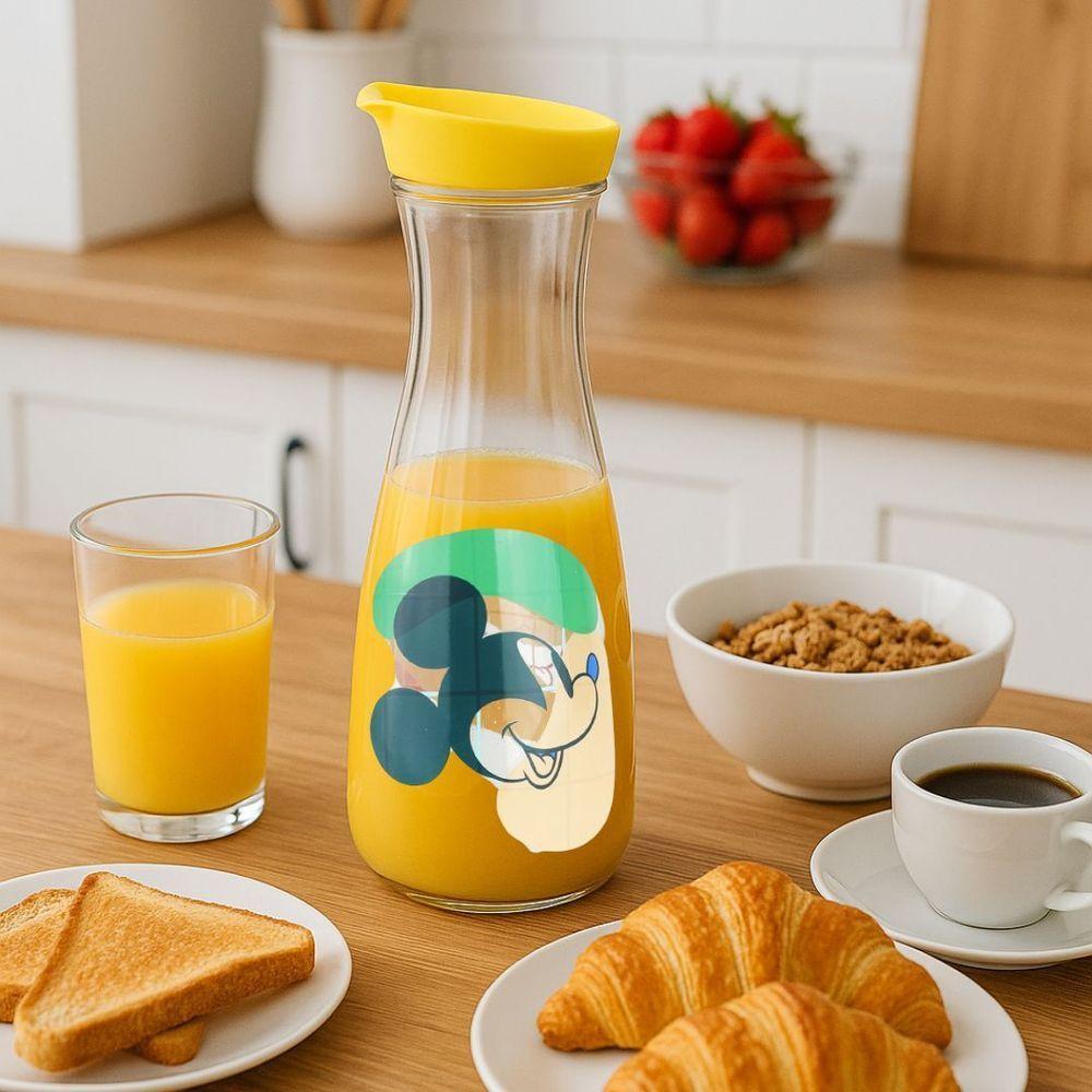 Jogo 2 Garrafas Vidro Style Mickey E Minnie Disney 1 Litro - Tuut - 2