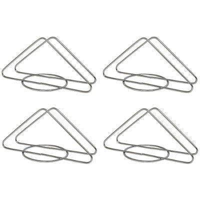 Kit 4 Porta Guardanapos Aramado Aço Cromado Prime - Araminas