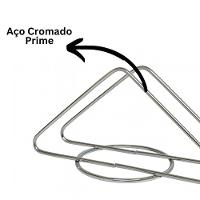 Kit 4 Porta Guardanapos Aramado Aço Cromado Prime - Araminas - 5