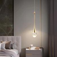 Lustre Pendente Led 3 Em 1 Cristal Gota Moderno Iluminaçao Casa Sala Recepçao Quarto Luxo Ambiente Comercial Residencial - 8