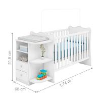 Berço Mini Cama Winter Branco - 3