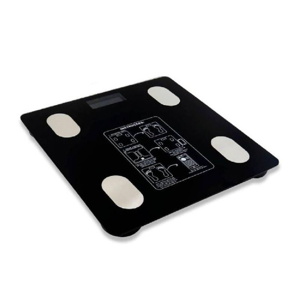 Balança Digital Corporal Bioimpedância Aplicativo Bluetooth - 1