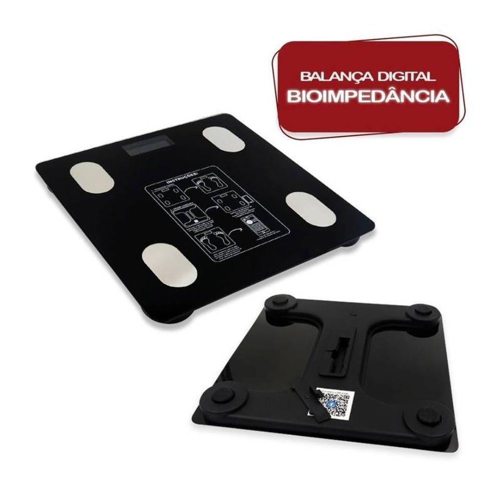 Balança Digital Corporal Bioimpedância Aplicativo Bluetooth - 6