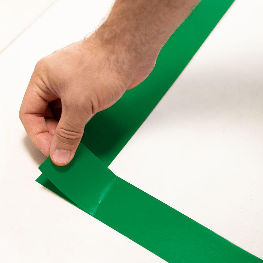 Fita De Demarcação 48mm X 30m - Uzoo Fita De Demarcacao 48mmx30m Verde - 2