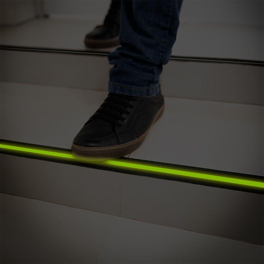 Fita Antiderrapante 50mm X 20m - Uzoo Fita Antiderrapante 50mmx20m Preta E Neon - 2