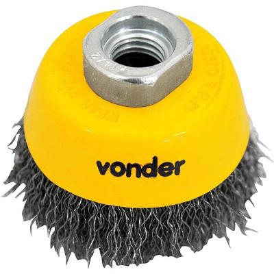 Escova Aco Tipo Copo 2.1/2 Ondulada - Vonder