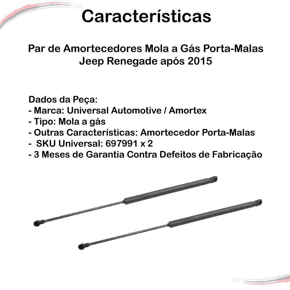 Par De Amortecedores Mola A Gás Porta-malas Renegade Após 15 - 3