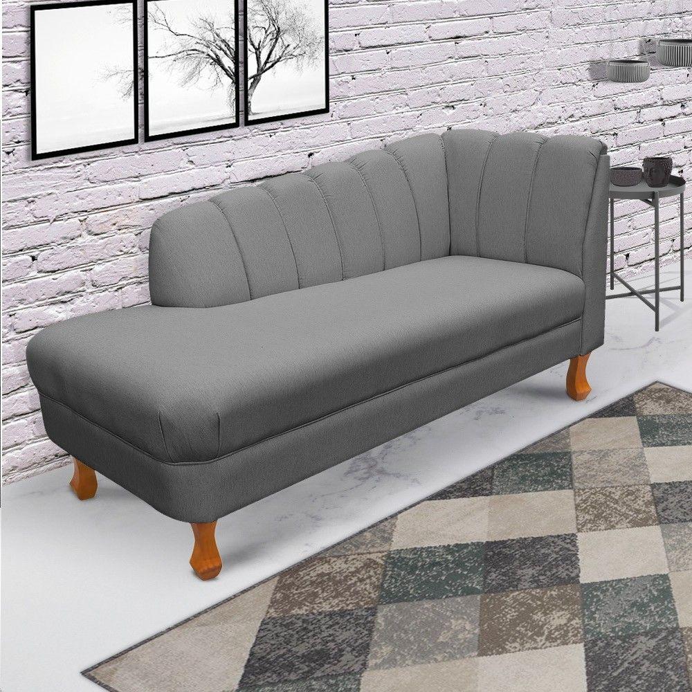 Divã Isis Linho A26 Grafite - 7