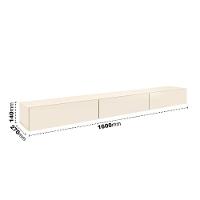 Rack Suspenso Dior 1.6 Off White - Edn Moveis - 4