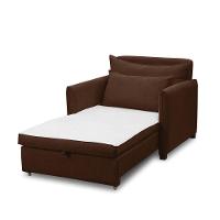 Poltrona Cama Retrátil Solteiro Com Rodízio Cloe Bouclê E03 - D'rossi Marrom - 5