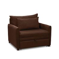 Poltrona Cama Retrátil Solteiro Com Rodízio Cloe Bouclê E03 - D'rossi Marrom - 7