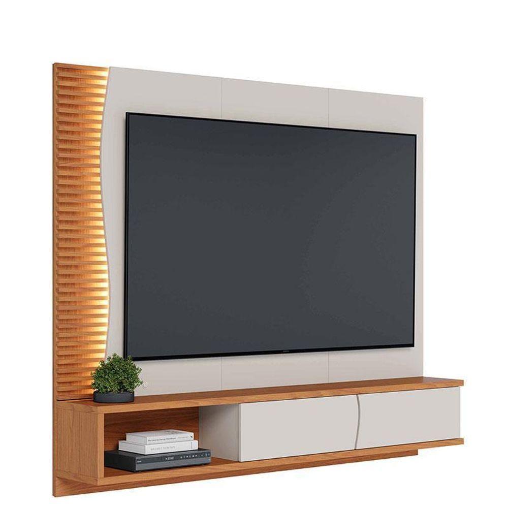 Home Suspenso Egeu Com Mesa De Centro Jeri Off White Freijó - Colibri - 2