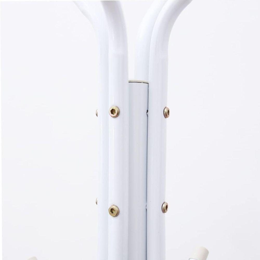 Mancebo Cabideiro Arara 9 Ganchos Roupa Blusa Casaco Bolsa Chapeu Closet Quarto Sala Organizaçao Multiuso Resistente - 5