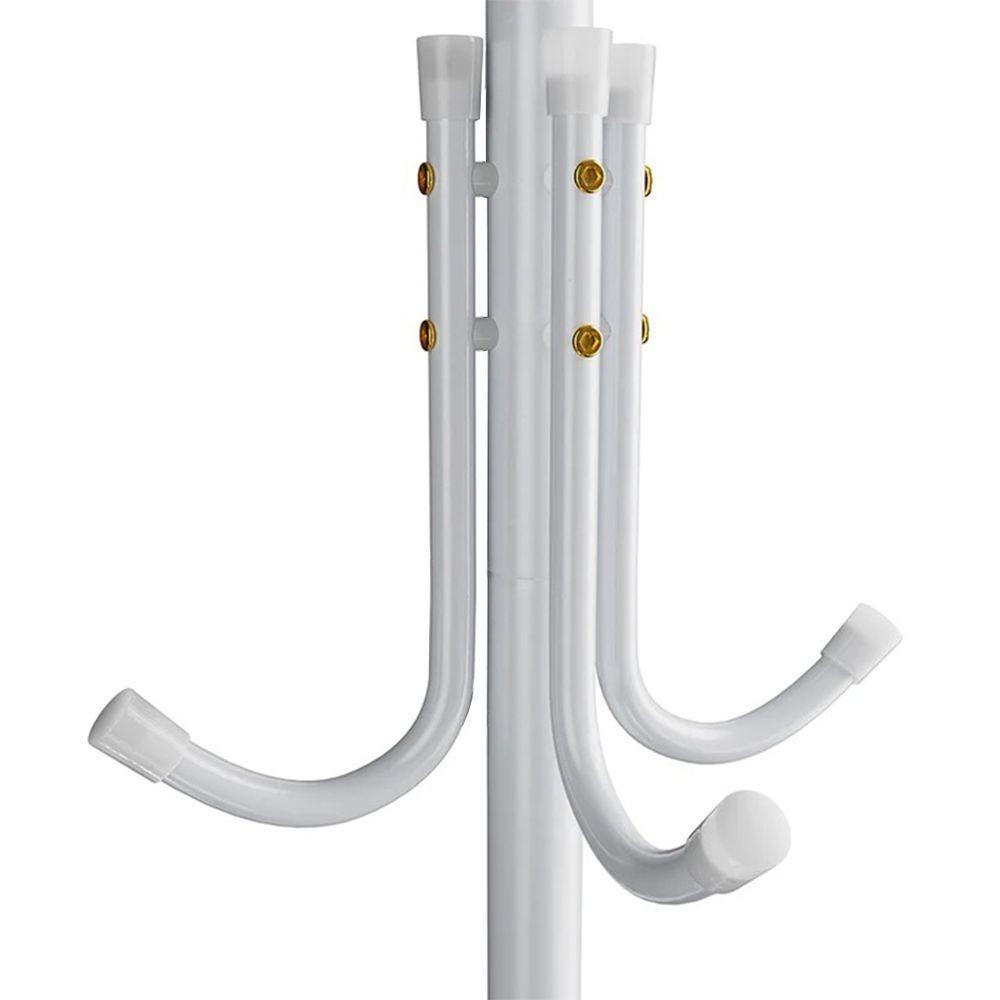 Mancebo Cabideiro Arara 9 Ganchos Roupa Blusa Casaco Bolsa Chapeu Closet Quarto Sala Organizaçao Multiuso Resistente - 6