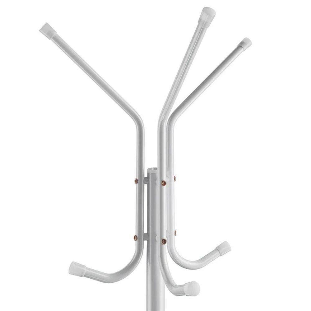 Mancebo Cabideiro Arara 9 Ganchos Roupa Blusa Casaco Bolsa Chapeu Closet Quarto Sala Organizaçao Multiuso Resistente - 7