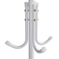 Mancebo Cabideiro Arara 9 Ganchos Roupa Blusa Casaco Bolsa Chapeu Closet Quarto Sala Organizaçao Multiuso Resistente - 6