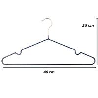 Kit 5 Cabides Metalicos 40 Cm X 20 Cm 1un - 8