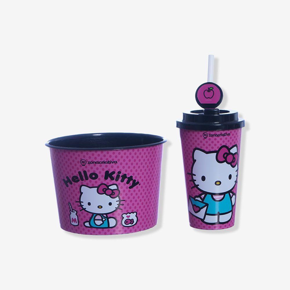 Kit Pipoca Infantil Hello Kitty - 3