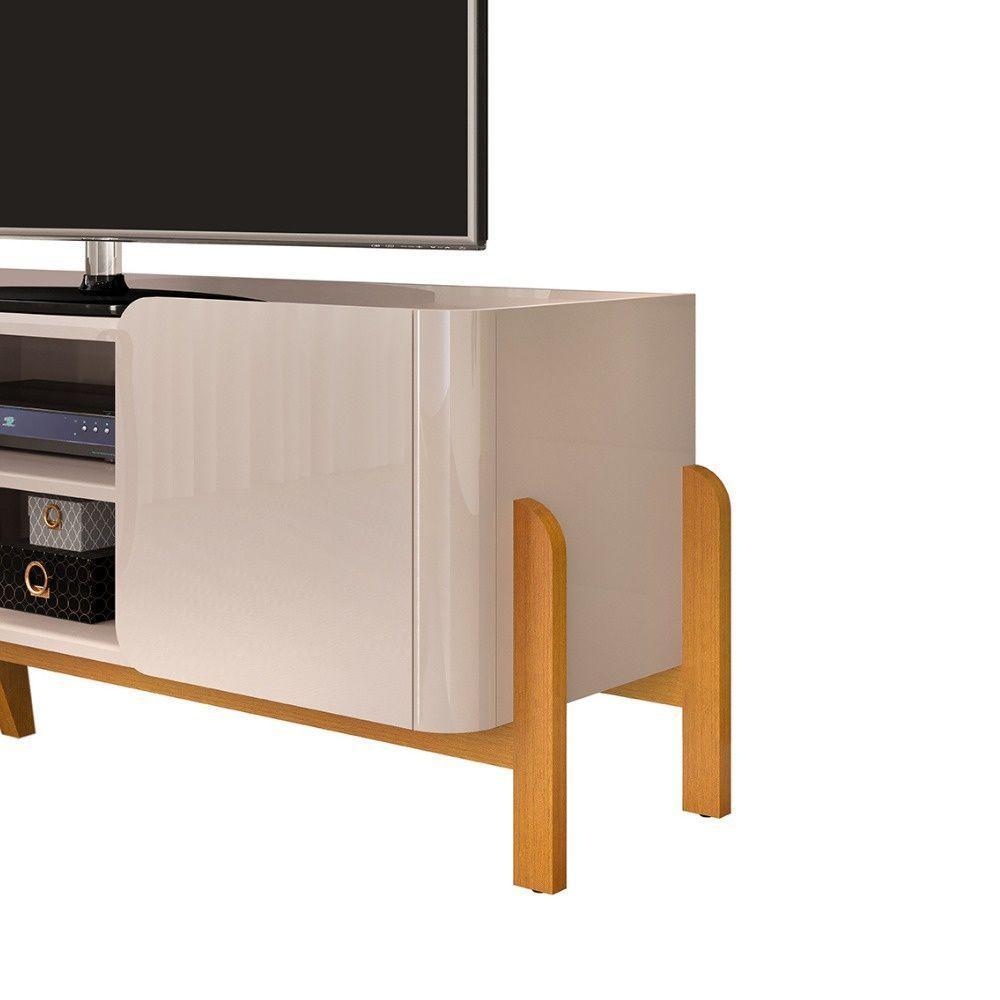 Bancada Para Tv Até 65 Polegadas 2 Portas Cher Off White Cedro- Mabe Magazine - 6