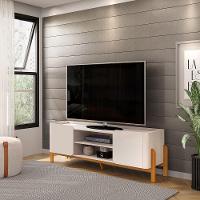 Bancada Para Tv Até 65 Polegadas 2 Portas Cher Off White Cedro- Mabe Magazine - 1